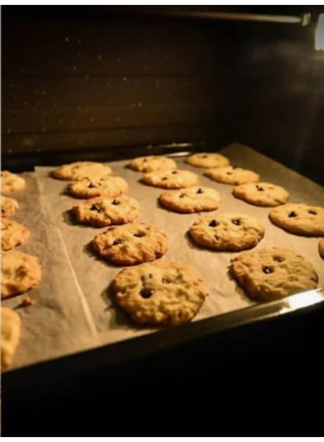 Grease-resistant parchment paper for cooking, high-temperature resistant, ideal for lining the oven, microwave, and refrigerator. Non-stick roll for kitchen use - Image 4